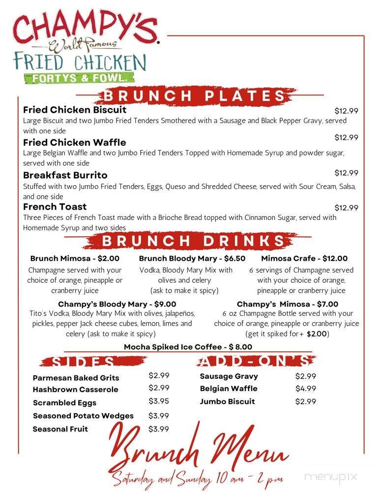 Champy's Smyrna - Smyrna, TN menu_pic