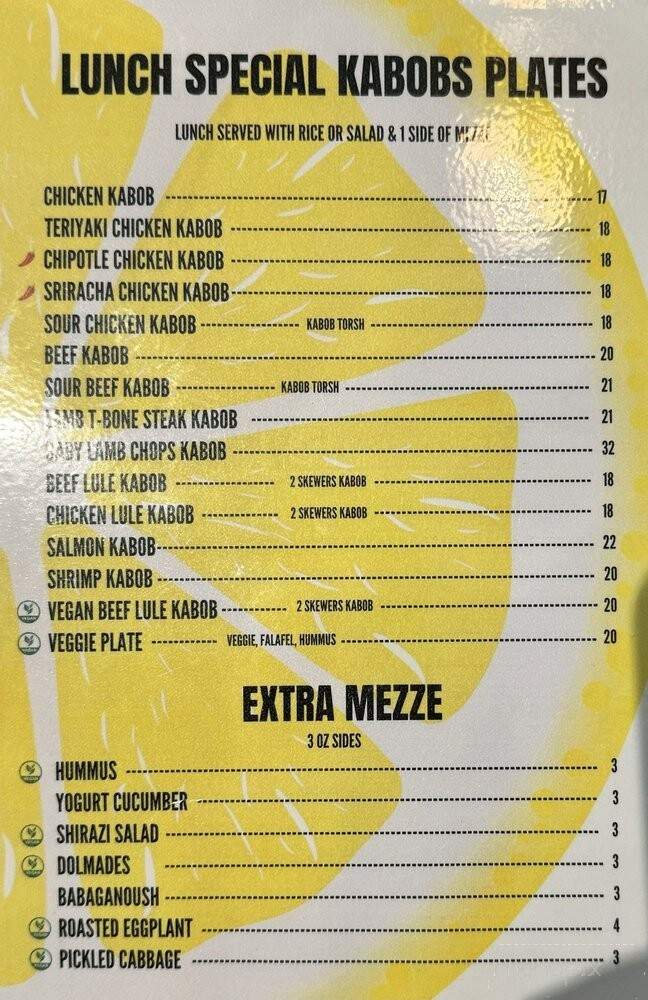Lemon Zest Cafe - Azusa, CA menu_pic