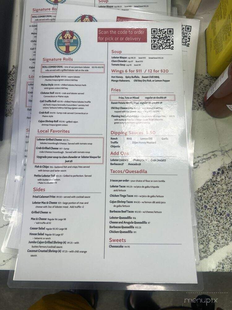 Lobster-Guys - Pasadena, CA menu_pic