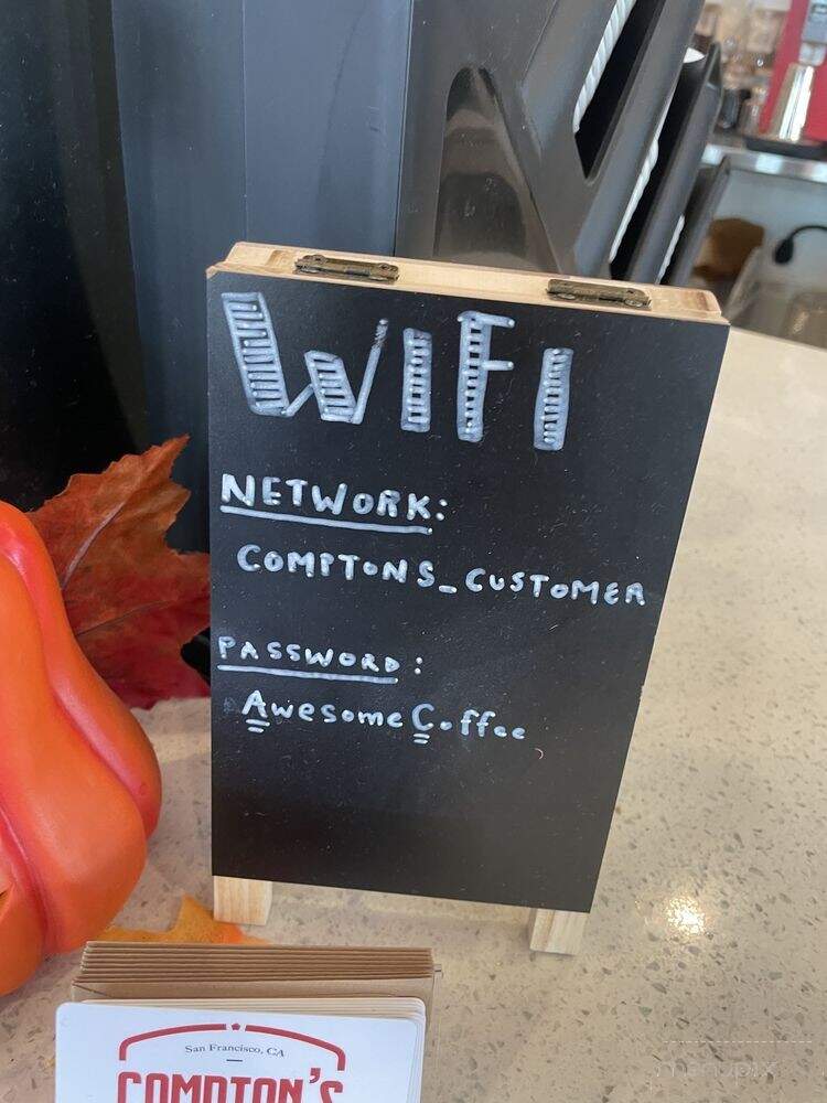 Compton's Coffee House - San Francisco, CA menu_pic