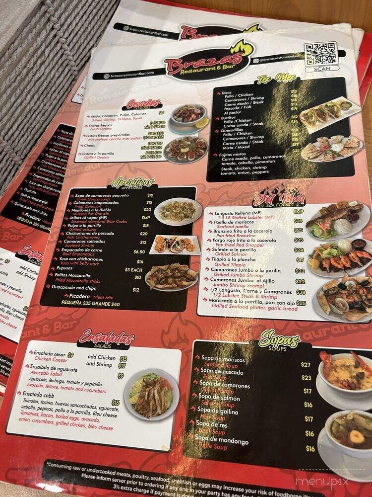 Brazas Restaurant & Bar - Bay Shore, NY menu_pic