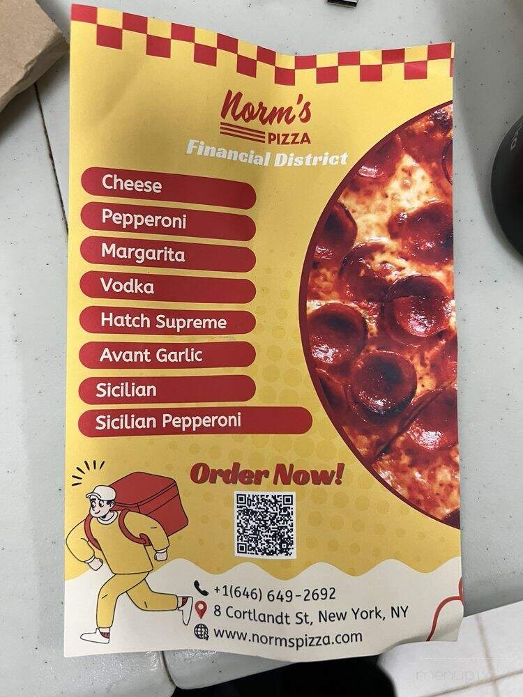 Norm's Pizza - New York, NY