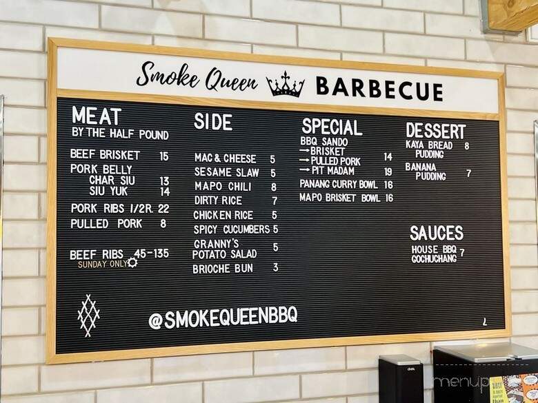 Smoke Queen BBQ - Garden Grove, CA menu_pic