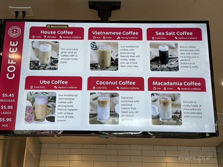 Hiccups Barista - Garden Grove, CA menu_pic