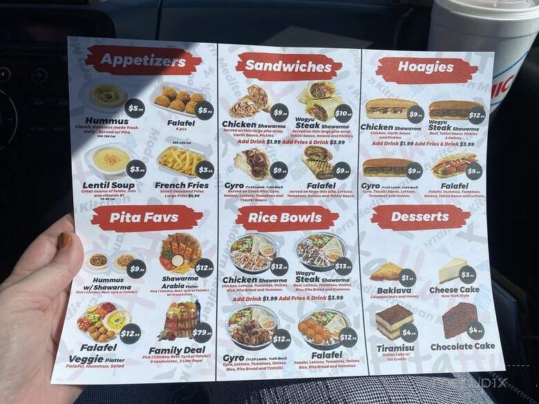 Pita Hut - Arlington, TX menu_pic