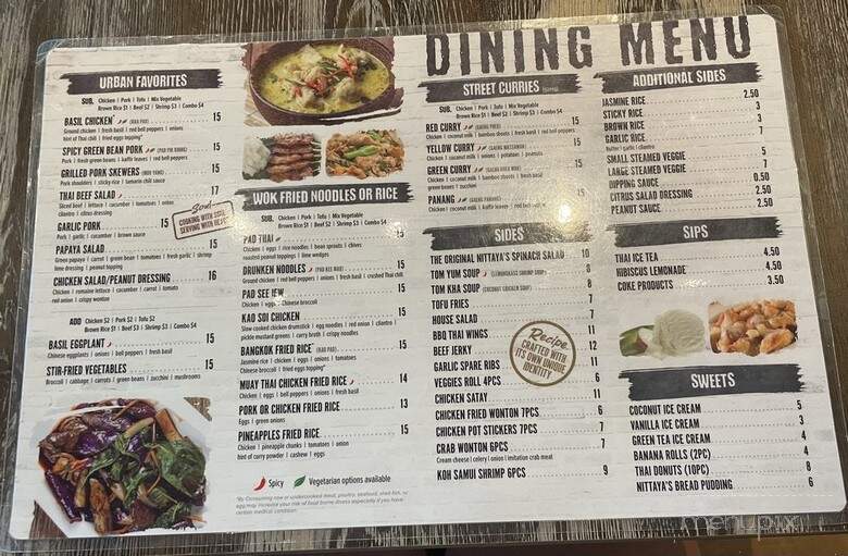 Block 9 Thai Street Eats - Henderson, NV menu_pic