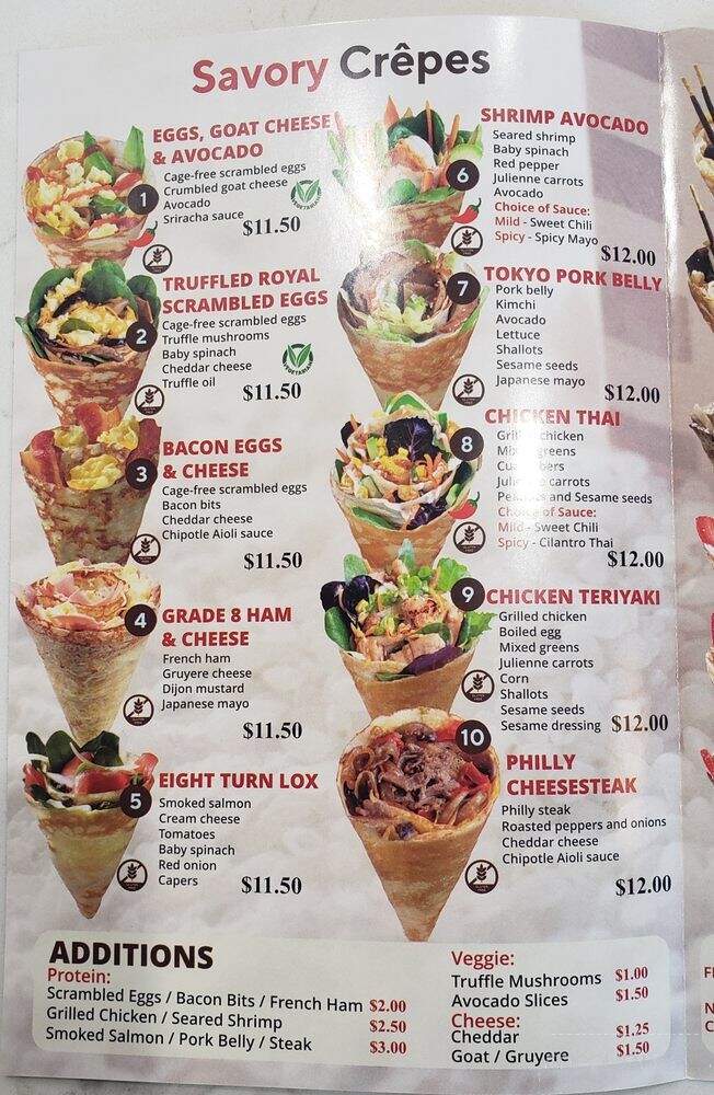 Eight Turn Crepe - Las Vegas, NV menu_pic