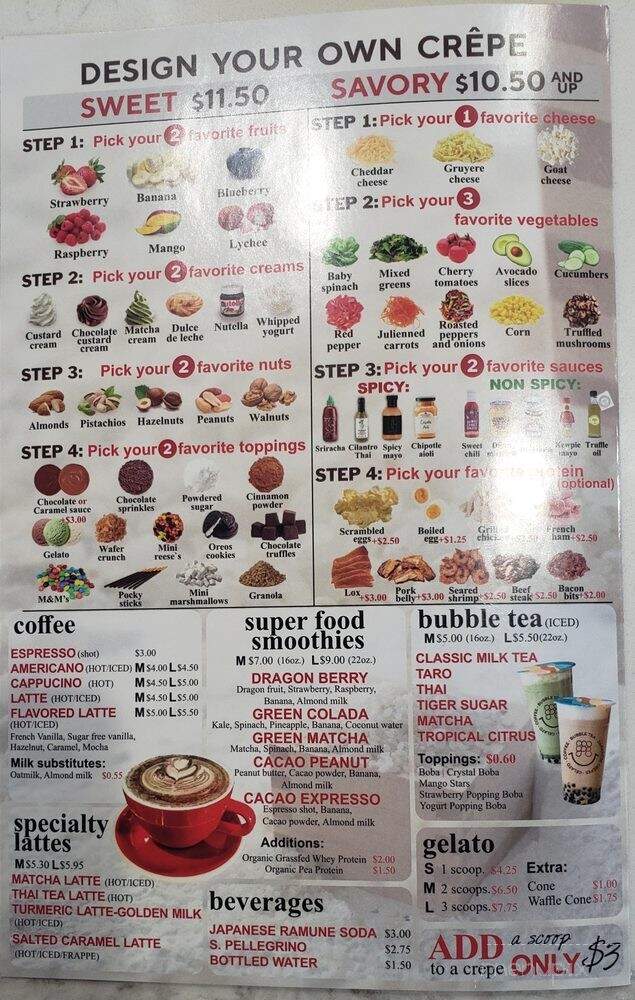 Eight Turn Crepe - Las Vegas, NV menu_pic