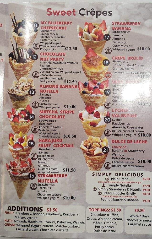 Eight Turn Crepe - Las Vegas, NV menu_pic