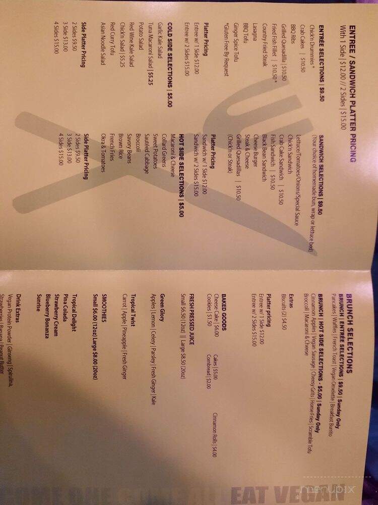 NuVegan Cafe - Woodbridge, VA menu_pic