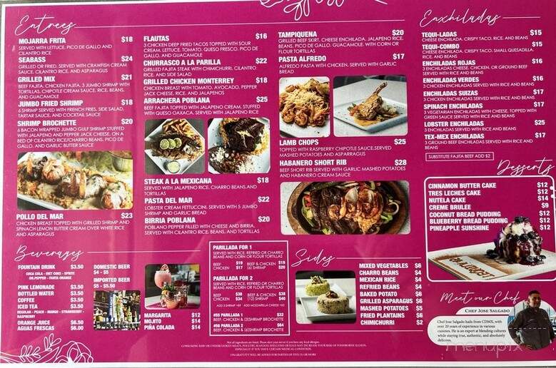 Tequila 45 - Houston, TX menu_pic