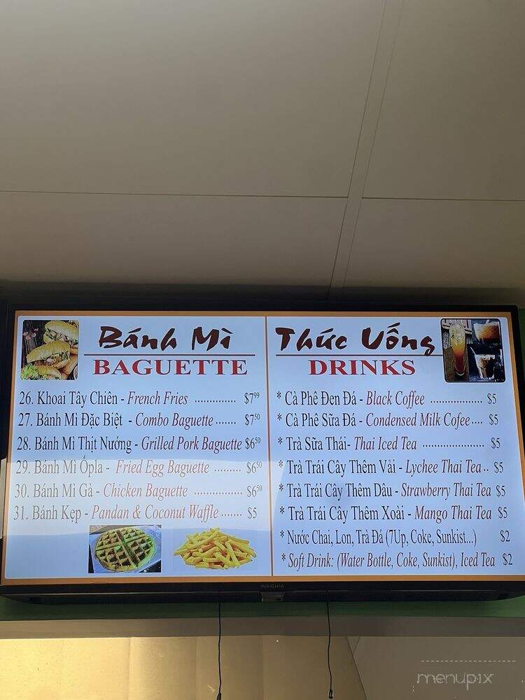 #1 Pho & Brew - Anaheim, CA menu_pic