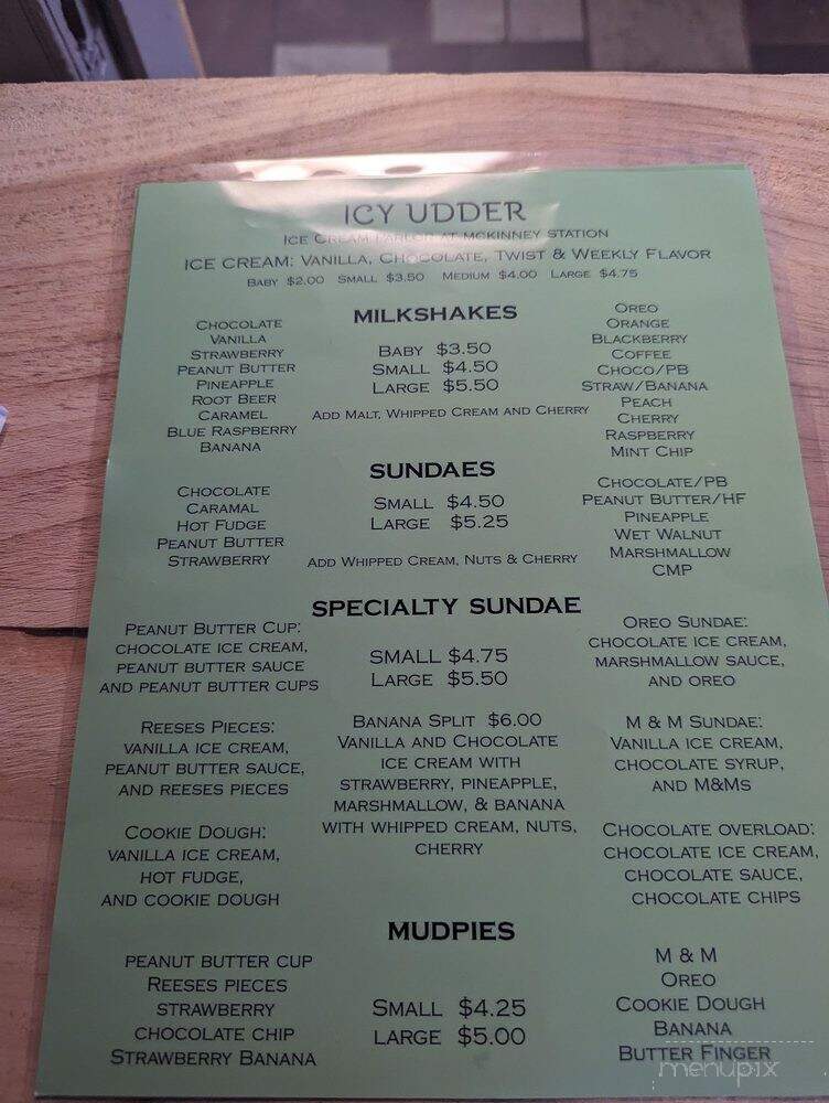 Mckinney Station - Newburg, PA menu_pic