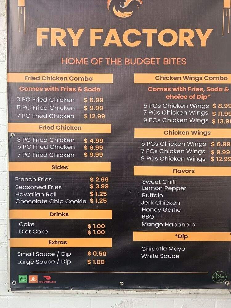 Fry Factory - New York, NY menu_pic