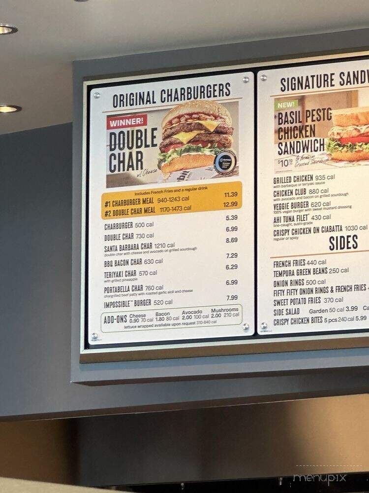 The Habit Burger Grill - Las Vegas, NV menu_pic