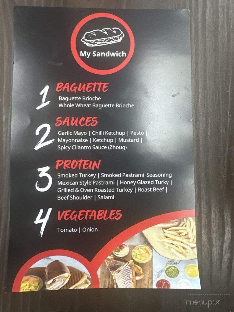 My Sandwich - Tarzana, CA menu_pic
