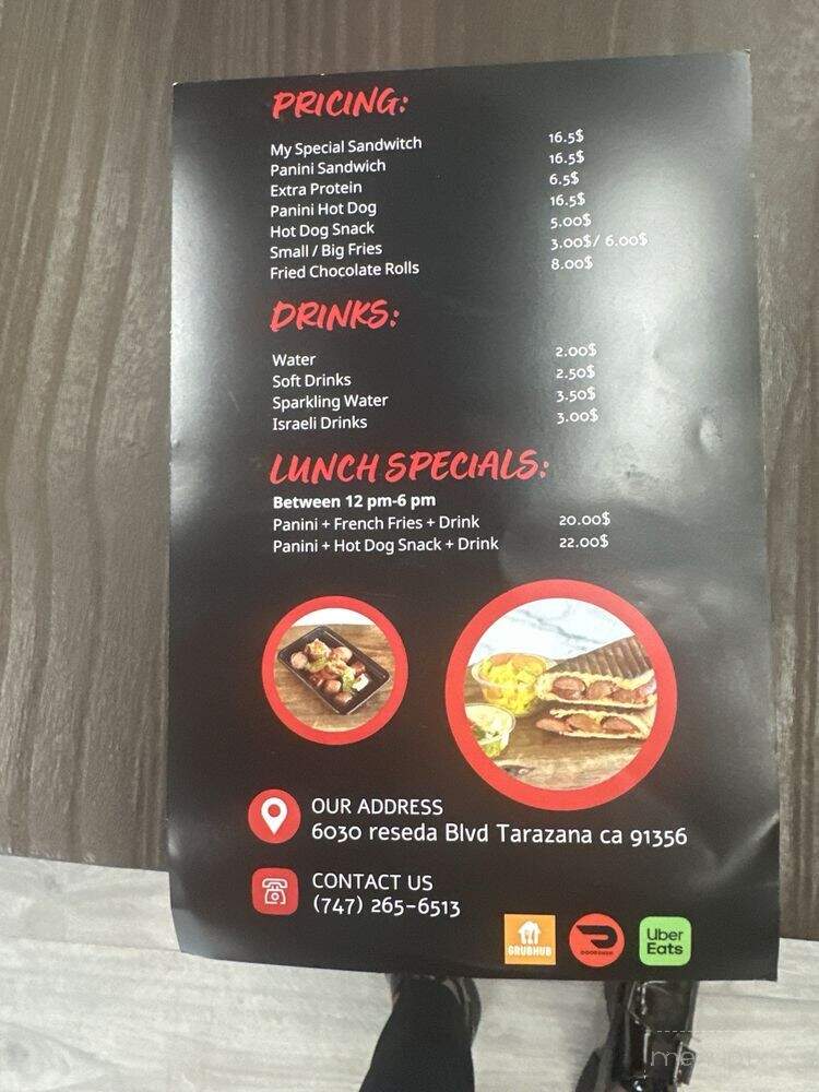 My Sandwich - Tarzana, CA menu_pic