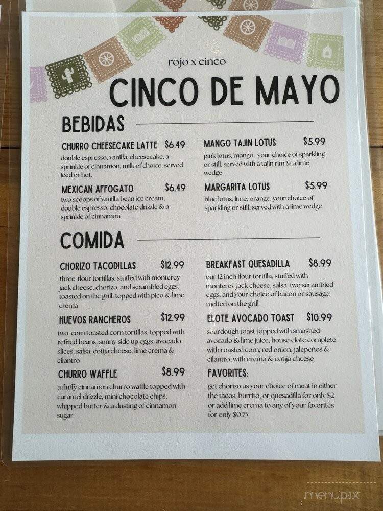 RoJo Coffee - Chesapeake, VA menu_pic