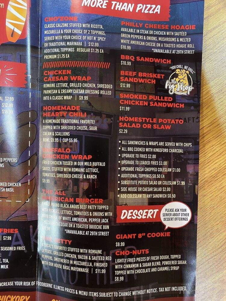 Chicho's - Virginia Beach, VA menu_pic