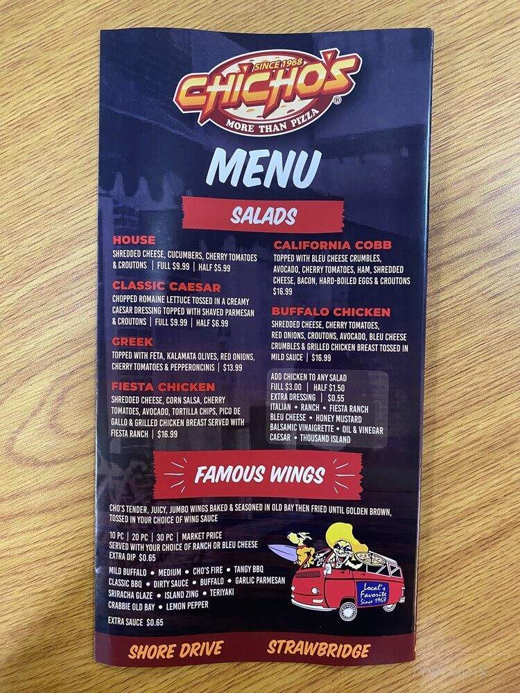 Chicho's - Virginia Beach, VA menu_pic