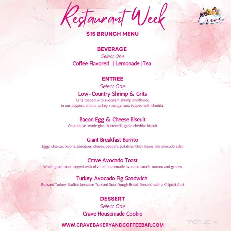 Crave Bakery + Coffee Bar - Norfolk, VA menu_pic