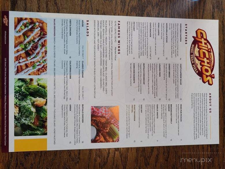 Chicho's - Virginia Beach, VA menu_pic