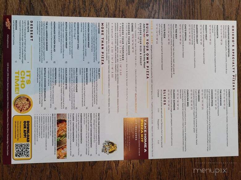 Chicho's - Virginia Beach, VA menu_pic