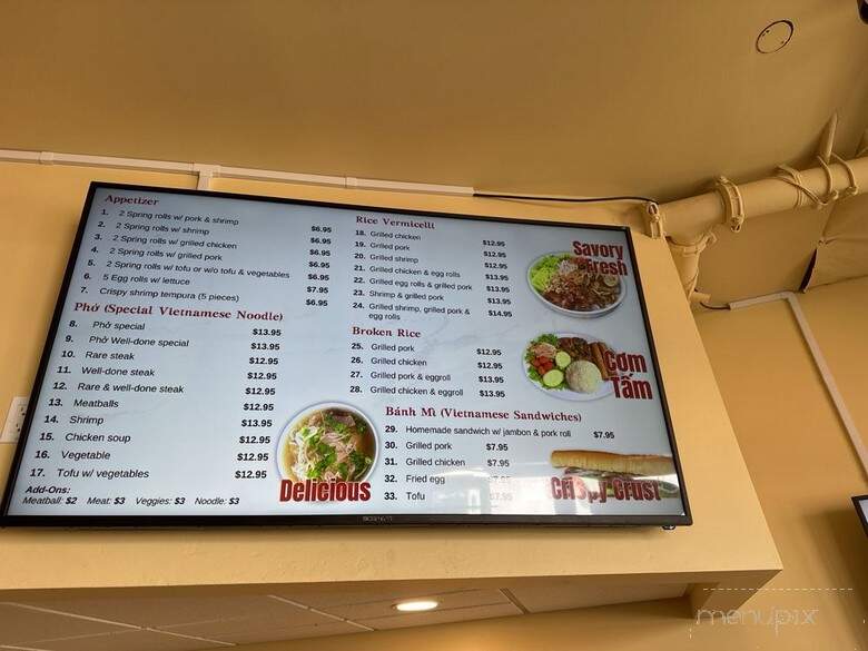 Pho Central - Carlsbad, CA menu_pic
