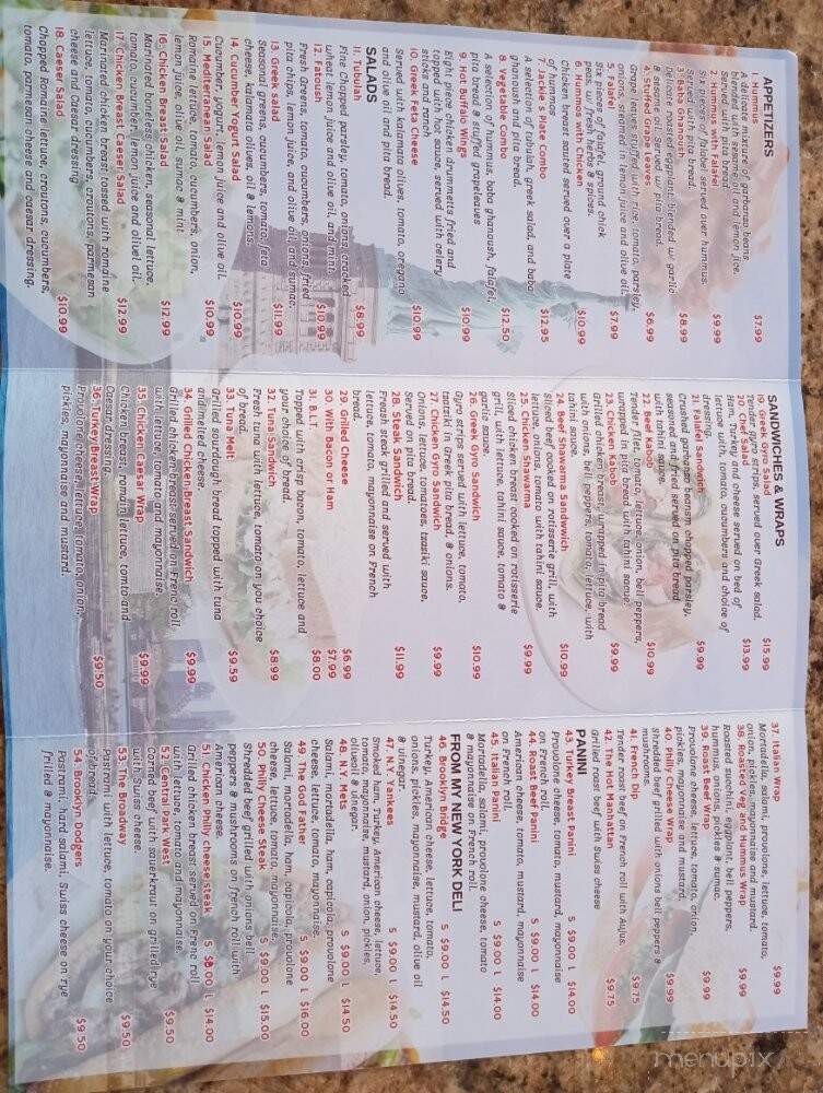 Capos Corner - Victorville, CA menu_pic