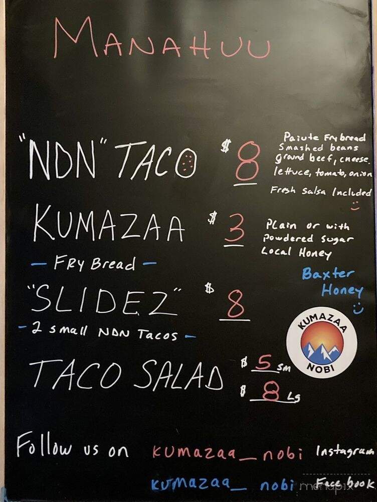 Kumazaa Nobi - Independence, CA menu_pic