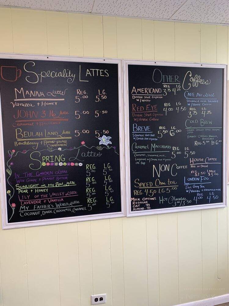Auntie Em's Coffee and Pie - Centerville, IN menu_pic