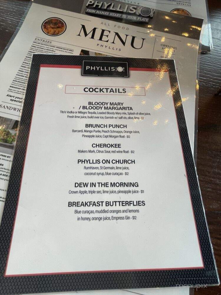 Phyllis - Marietta, GA menu_pic