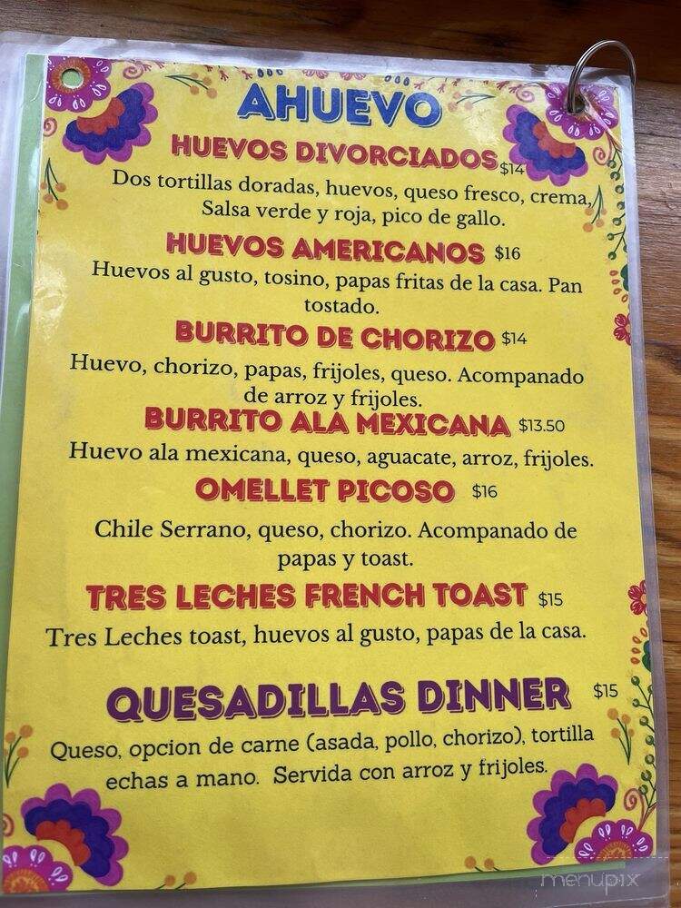 Mr. Chilaquil - Chicago, IL menu_pic