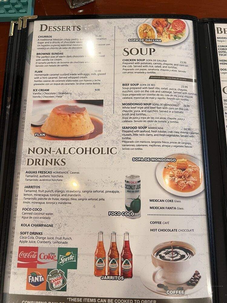 Casa Real Restaurant & Bar - Nantucket, MA menu_pic