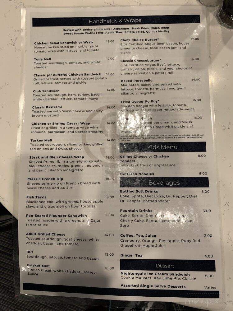 55 Bistro Bar & Sunset Slice - Sunset Beach, NC menu_pic