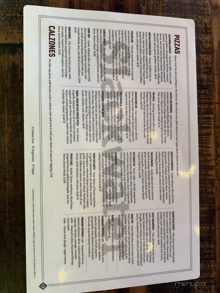 Slackwater - Herriman, UT menu_pic