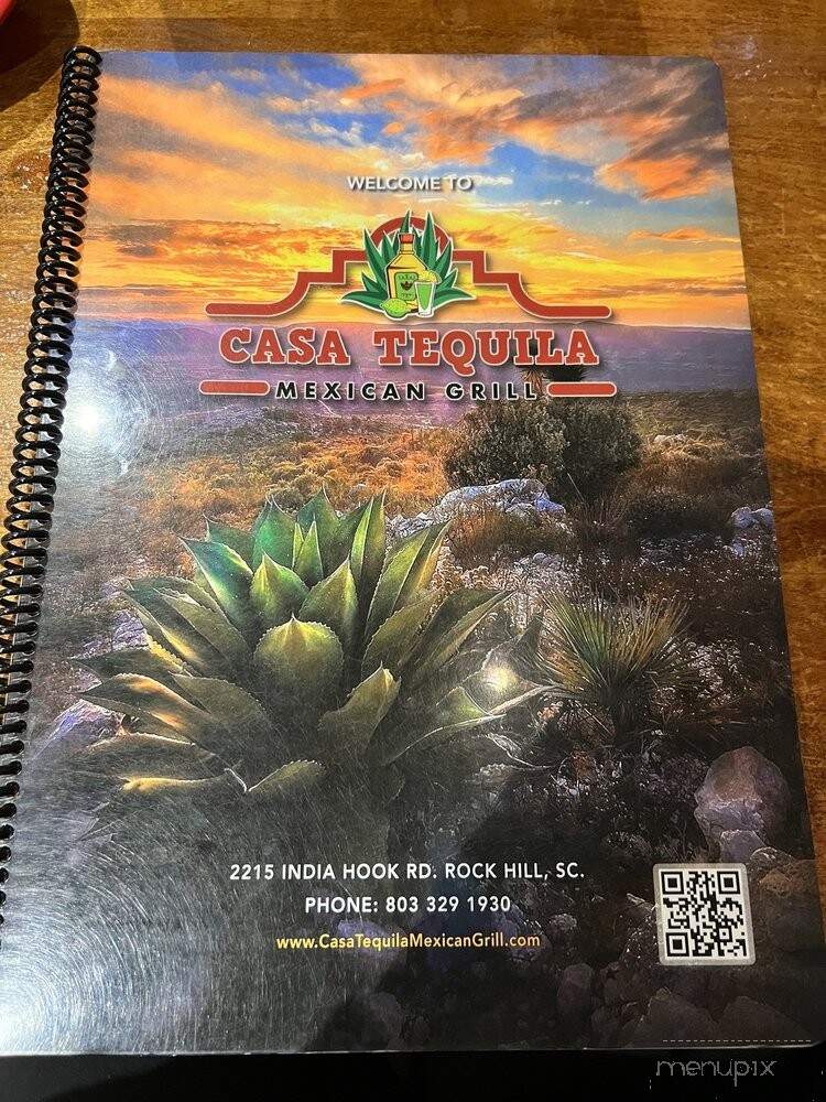 Casa Tequila - Rock Hill, SC menu_pic