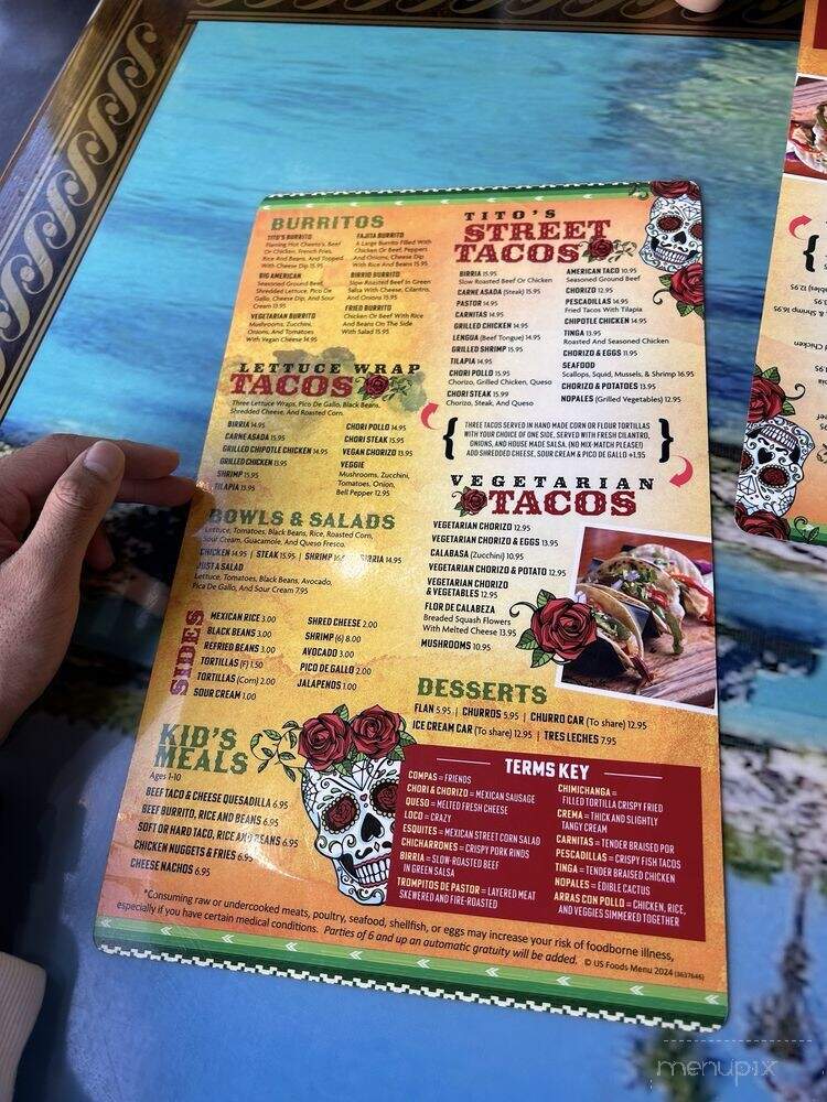 Tito's Taqueria & Bar - Richmond, VA menu_pic