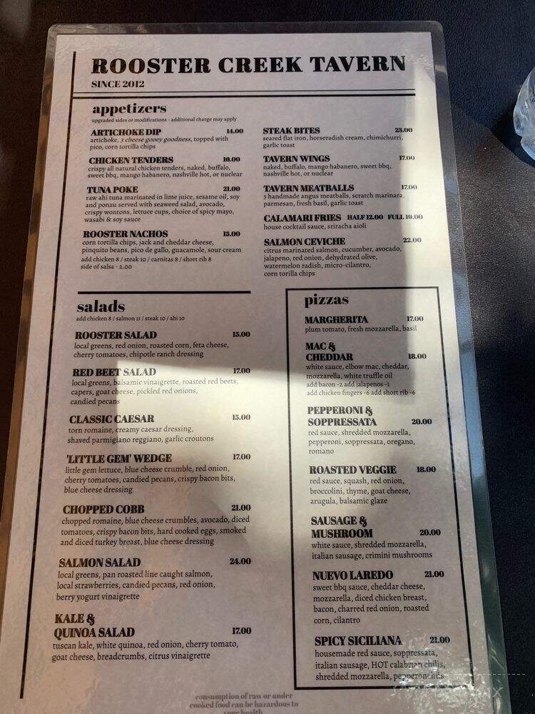 Lure Fish House - San Luis Obispo, CA menu_pic