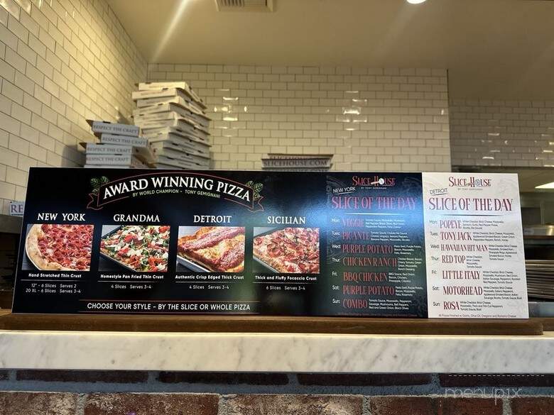 Slice House by Tony Gemignani - Simi Valley, CA menu_pic