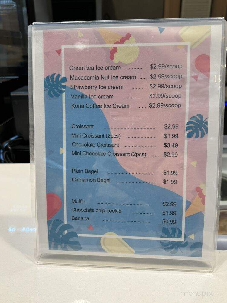 Cotti Coffee - Pearl City, HI menu_pic