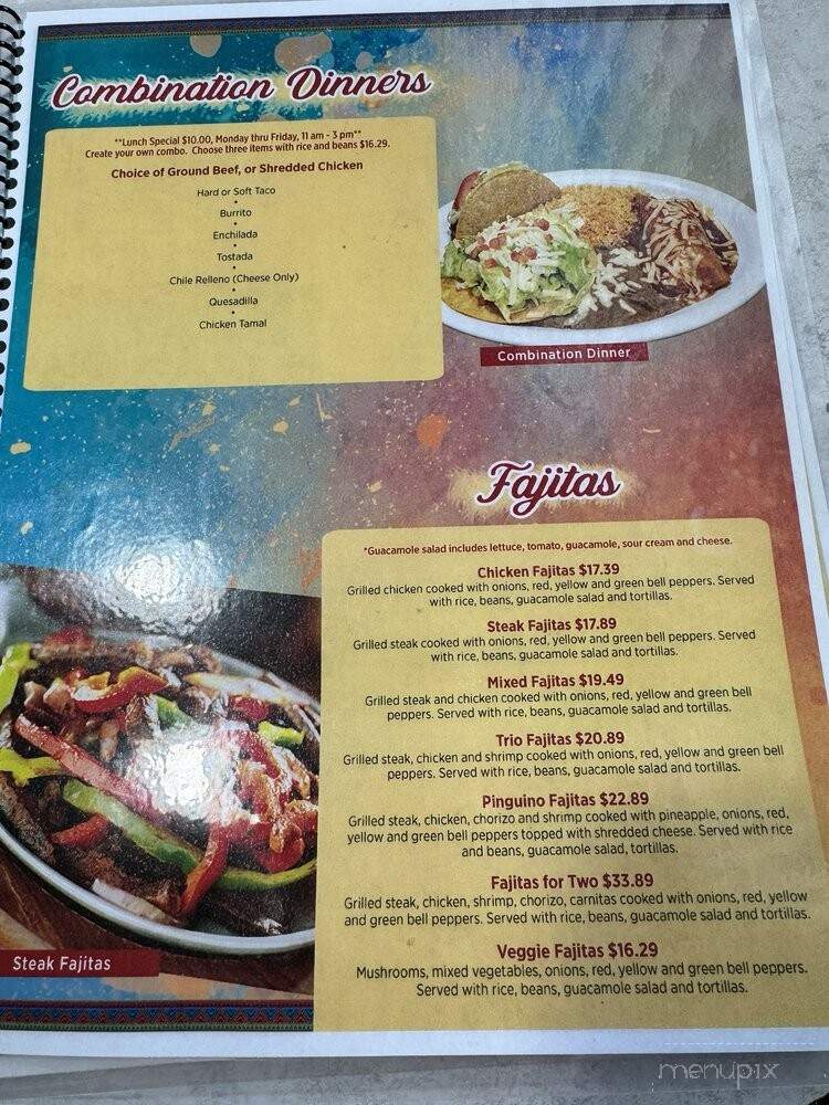 Los Pinguinos - Saint Clair, MI menu_pic