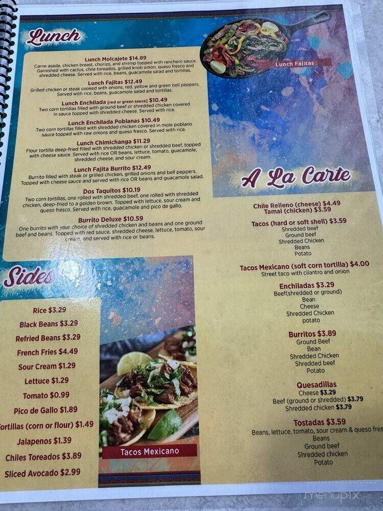 Los Pinguinos - Saint Clair, MI menu_pic