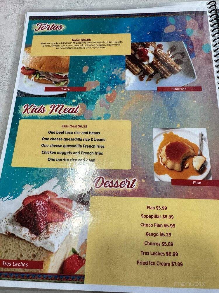 Los Pinguinos - Saint Clair, MI menu_pic