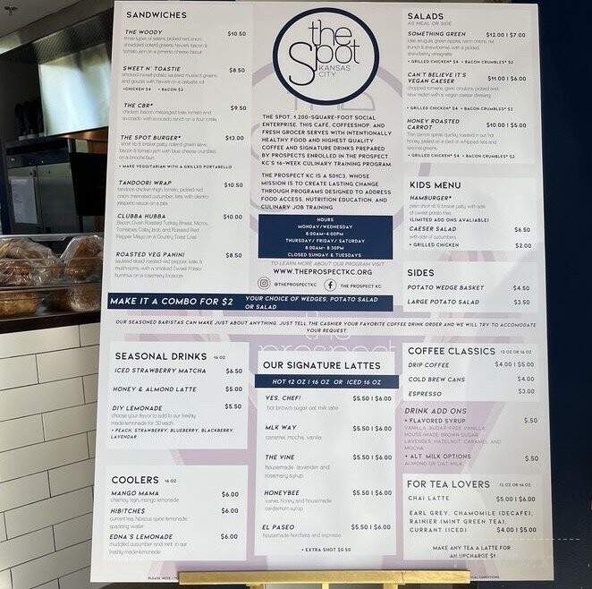 The Prospect - Kansas City, MO menu_pic