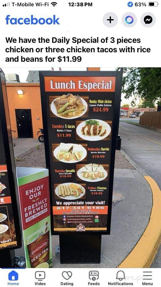 Chicken Pullita - Weatherford, TX menu_pic