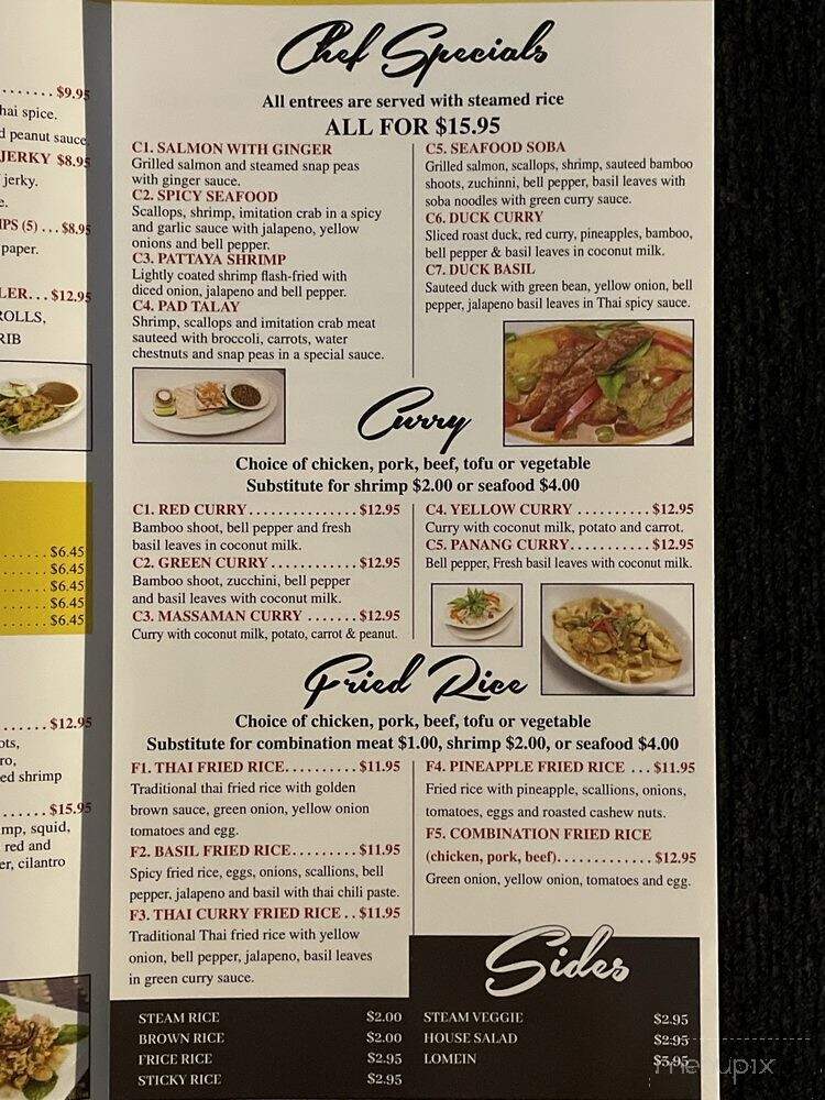 Thai Orange - Haltom City, TX menu_pic