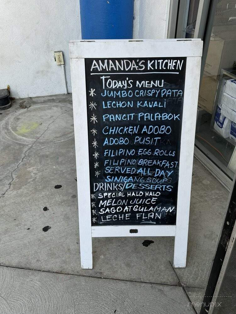 Amanda's Kitchen - Los Angeles, CA menu_pic