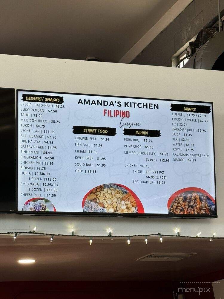 Amanda's Kitchen - Los Angeles, CA menu_pic