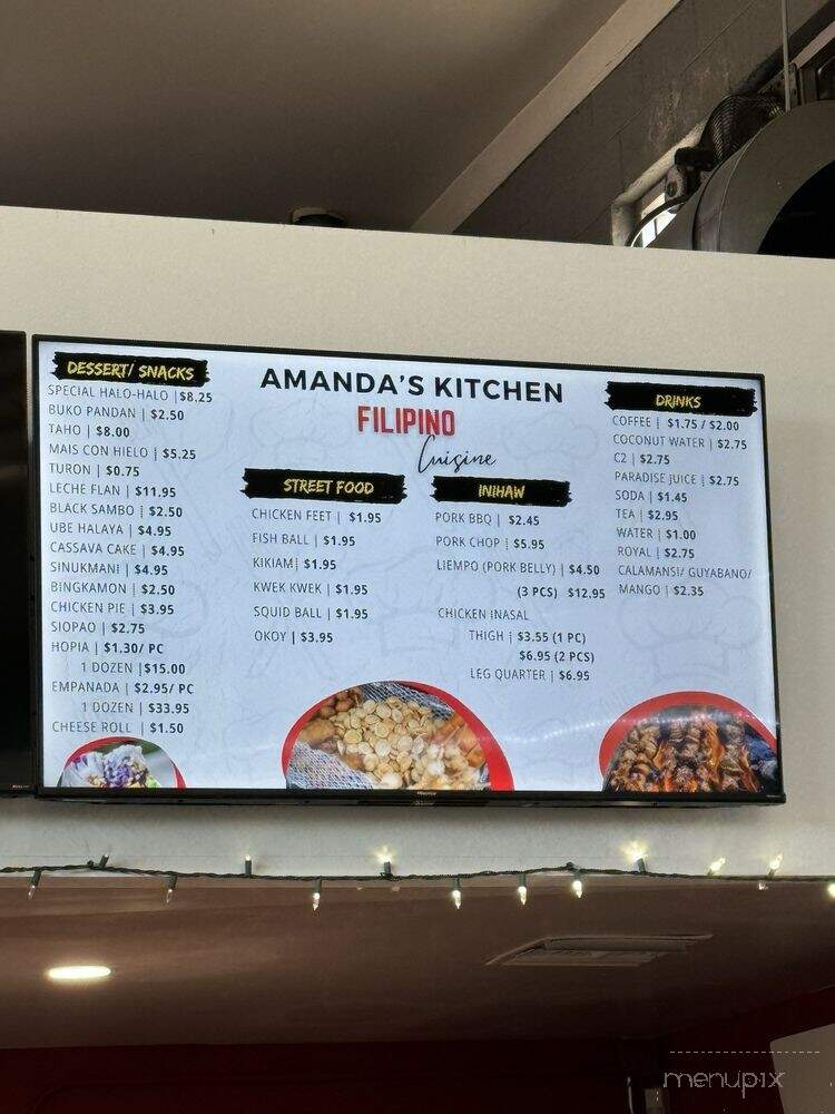 Amanda's Kitchen - Los Angeles, CA menu_pic